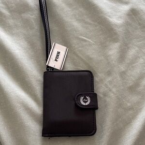 PINK Victoria's Secret Black Wallet with Strap